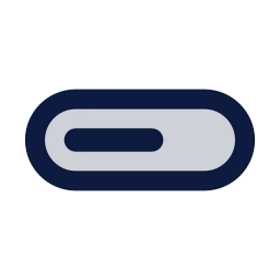 Progress bar icon, Sharp Duotone style