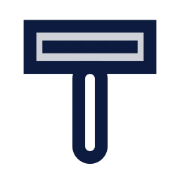Razor icon, Sharp Duotone style