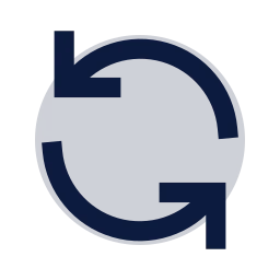 Refresh icon, Sharp Duotone style