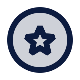 Reward points icon, Sharp Duotone style