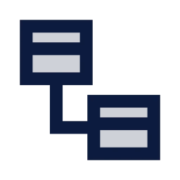 Schema icon, Sharp Duotone style