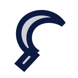 Sickle icon, Sharp Duotone style