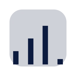 Signal medium icon, Sharp Duotone style