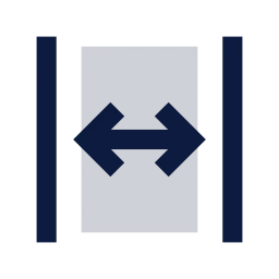Spacing icon, Sharp Duotone style