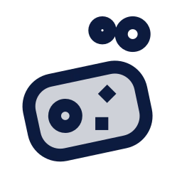 Sponge icon, Sharp Duotone style