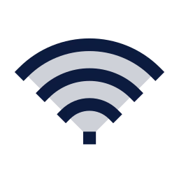Wifi icon, Sharp Duotone style
