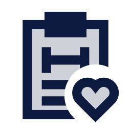 Workout plan heart icon, Sharp Duotone style