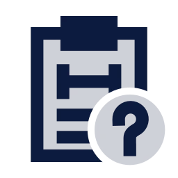 Workout plan question icon, Sharp Duotone style