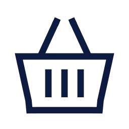 Basket icon, Sharp Line style