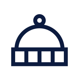 Beanie icon, Sharp Line style