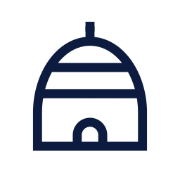 Beehive icon, Sharp Line style