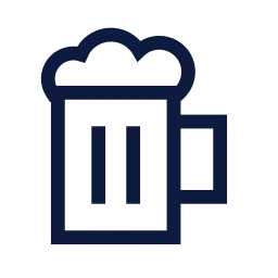 Beer icon, Sharp Line style