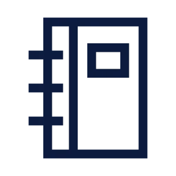 Binder icon, Sharp Line style