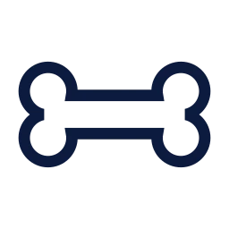 Bone icon, Sharp Line style