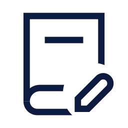 Book edit icon, Sharp Line style