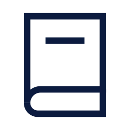 Book icon, Sharp Line style