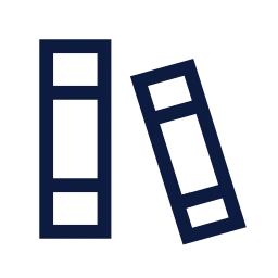 Books icon, Sharp Line style