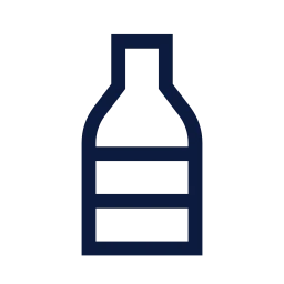 Bottle icon, Sharp Line style