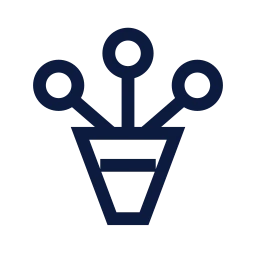 Bouquet icon, Sharp Line style