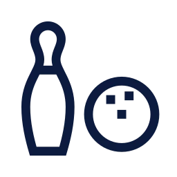 Bowling icon, Sharp Line style