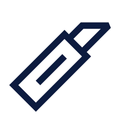 Box cutter icon, Sharp Line style