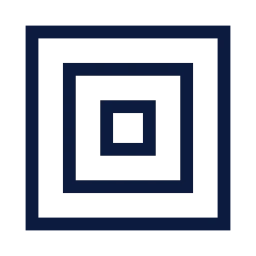 Box model icon, Sharp Line style