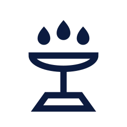 Brass lamp icon, Sharp Line style