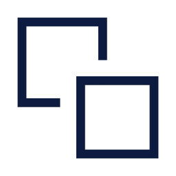 Bring to front icon, Sharp Line style