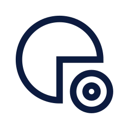 Budget icon, Sharp Line style
