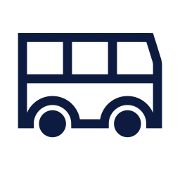 Bus side icon, Sharp Line style