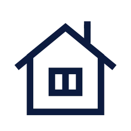 Cabin icon, Sharp Line style