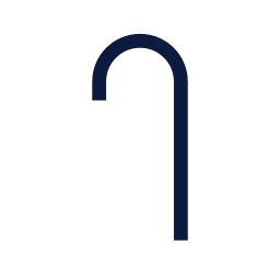 Cane icon, Sharp Line style