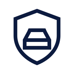 Car insurance icon, Sharp Line style
