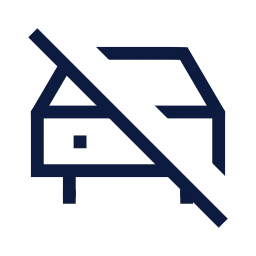 Car off icon, Sharp Line style
