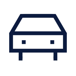 Car icon, Sharp Line style