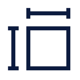 Carpet area icon, Sharp Line style