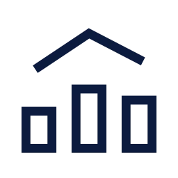 Chart mixed icon, Sharp Line style