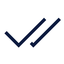Check double icon, Sharp Line style