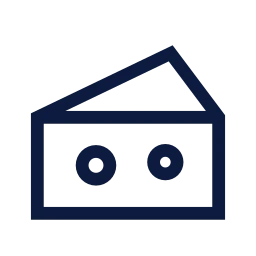 Cheese icon, Sharp Line style