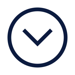 Chevron circle down icon, Sharp Line style