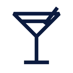 Cocktail icon, Sharp Line style