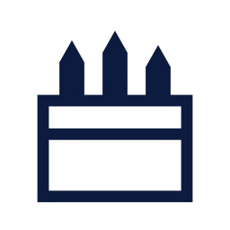 Crayon box icon, Sharp Line style