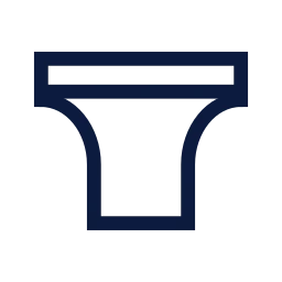 Diaper icon, Sharp Line style