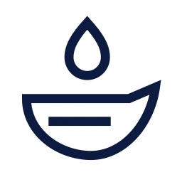 Diya icon, Sharp Line style