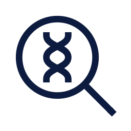 Dna test icon, Sharp Line style
