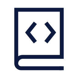 Documentation icon, Sharp Line style