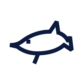 Dolphin icon, Sharp Line style
