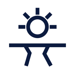 Drought icon, Sharp Line style