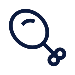 Drumstick icon, Sharp Line style