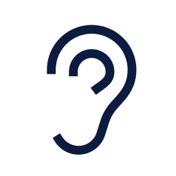 Ear icon, Sharp Line style